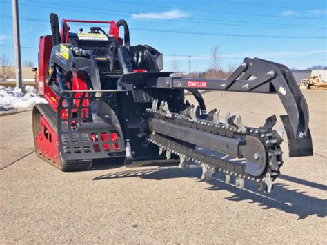 12” wide skid steer trencher 